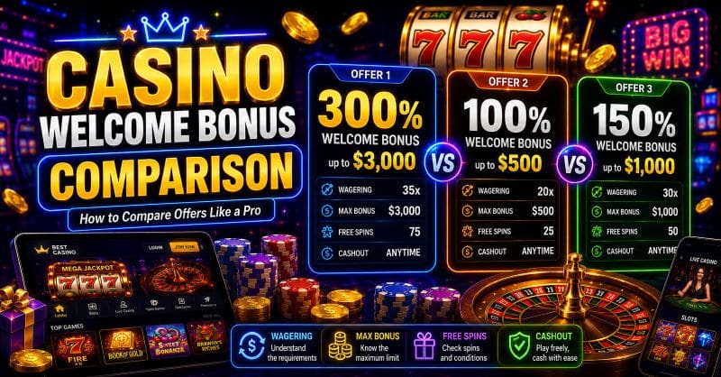 How to Compare Casino Welcome Bonuses Like a Pro